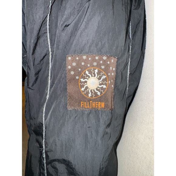 Violanti Black Puffer Coat | Faux Fur Trim | Belted |Size IT 42 | US M - Picture 7 of 13